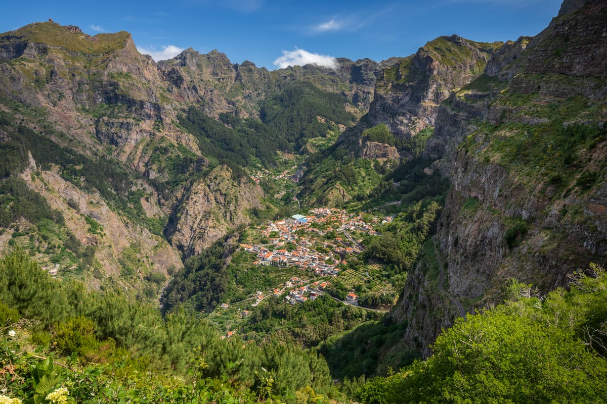 Curral das Freiras from Eira do Serrado, Câmara de Lobos, Madeira, 2023 May