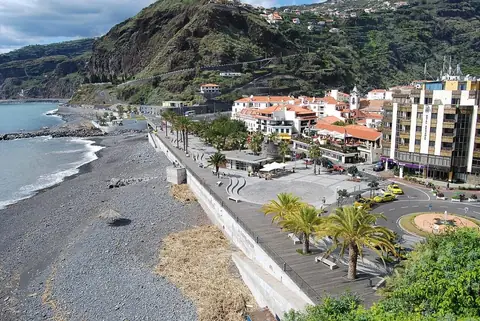 The seafront at Ribeira Brava, Maderia, Portugal